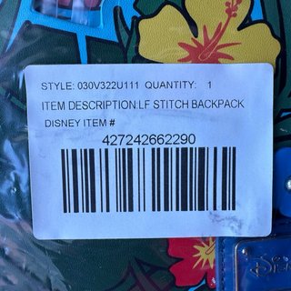 Loungefly minimochila Stitch con flores, Disney