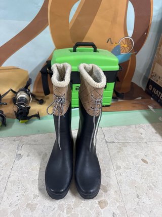Botas de pesca Aigle negras y marrones