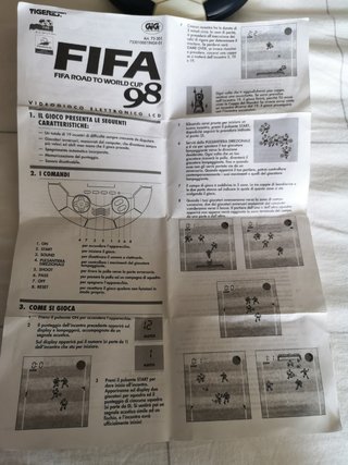 Videogioco vintage GiG Tiger Fifa France 98