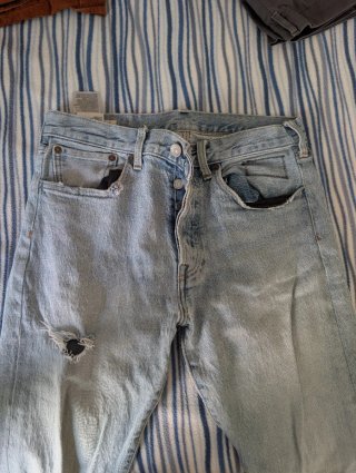 Pantalón Levi's azul desgastado talla 32×32