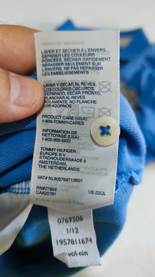 Polo Tommy Hilfiger 84 Denim Azul
