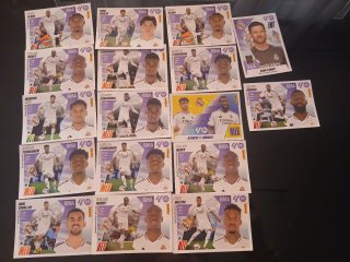 Lote 17 cromos Real Madrid Liga Este 2025/26