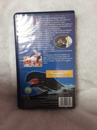 VHS Pinocho Walt Disney Los Clásicos
