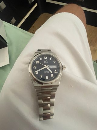 Reloj BG Capri Hombre Azul y Plateado