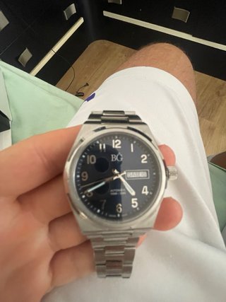 Reloj BG Capri Hombre Azul y Plateado