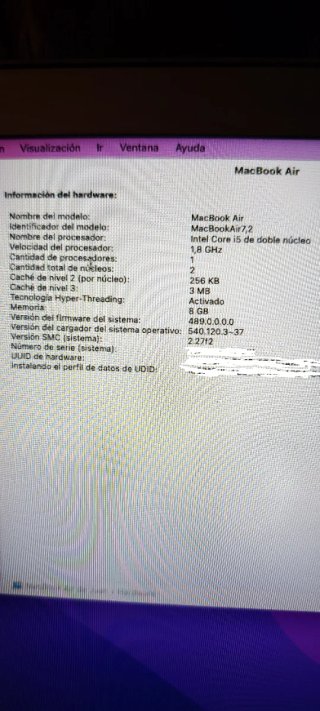 MacBook Air 13 Argento