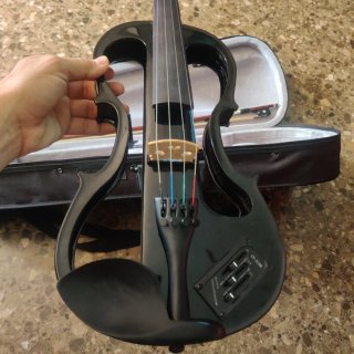 Violín Eléctrico Carlos Giordano 4/4 Negro