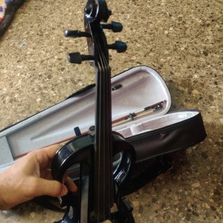 Violín Eléctrico Carlos Giordano 4/4 Negro