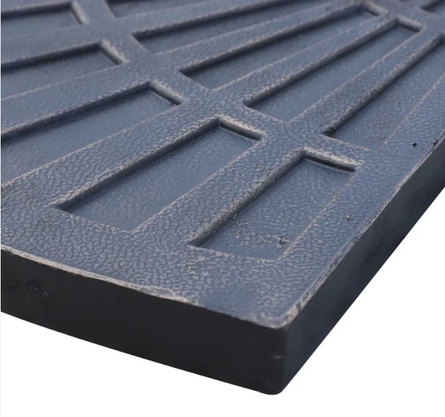 Juego 2 Bases Parasol Negra/Gris