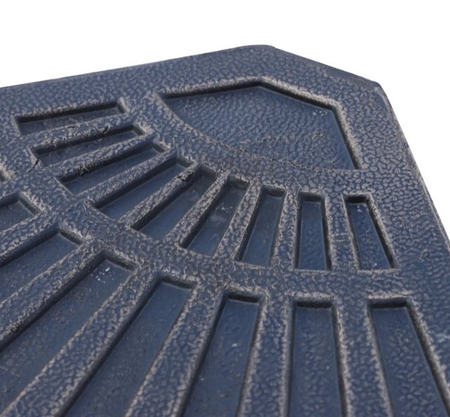 Juego 2 Bases Parasol Negra/Gris