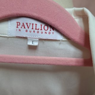 Camisa Pavilion blanca bordada floral
