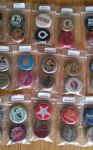 Chapas Cerveza y Refrescos Alemania Colección