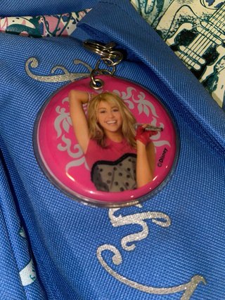 Mochila Hannah Montana Azul y Rosa