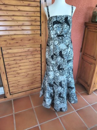 Vestido fiesta estampado