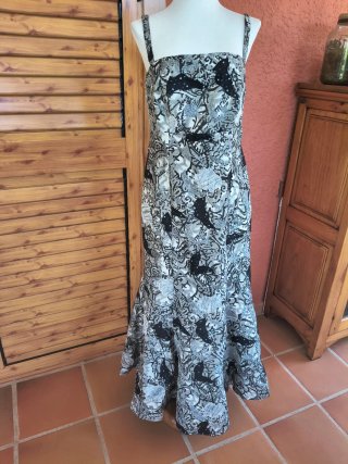 Vestido fiesta estampado
