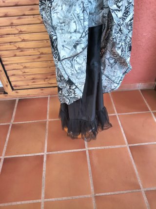 Vestido fiesta estampado