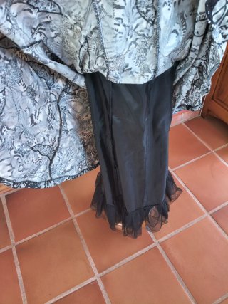 Vestido fiesta estampado