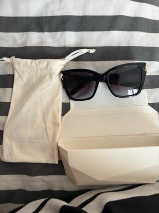 Occhiali da donna solari Jimmy Choo neri