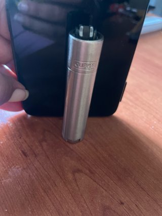 Due accendini Clipper vintage argentati regolabili in vendita