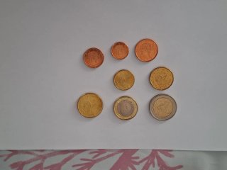 Lote 8 monedas España 2002 sin circular