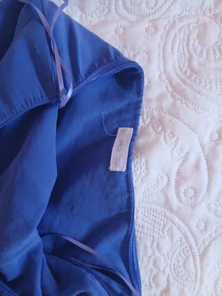 Mono largo azul Mango Talla XXS