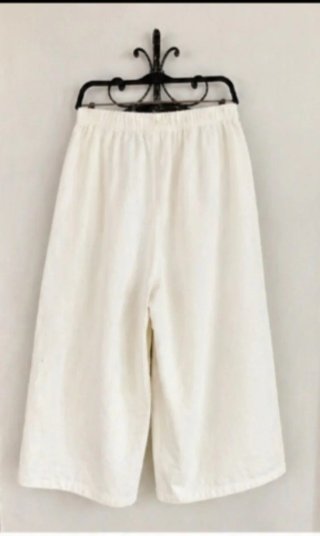 Pantalón culotte Oysho blanco roto Talla M