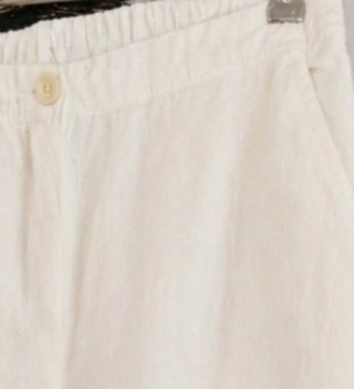 Pantalón culotte Oysho blanco roto Talla M