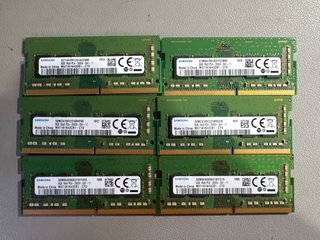 Lote 6 RAM Samsung 8GB DDR4 2666MHz SO-DIMM