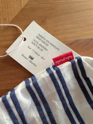 Peto Ranita Bebé Rayas