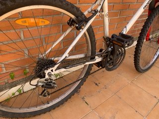 Bicicleta Decathlon Blanca