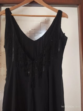 Vestido Mango Negro Fiesta