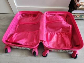 Maleta de cabina con estampado floral