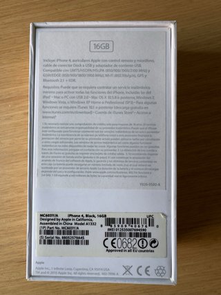 Scatola iPhone 4 Apple come nuova