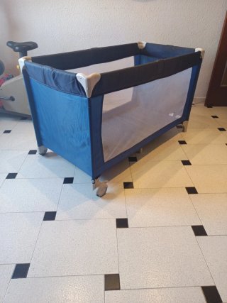 Cuna plegable con colchón