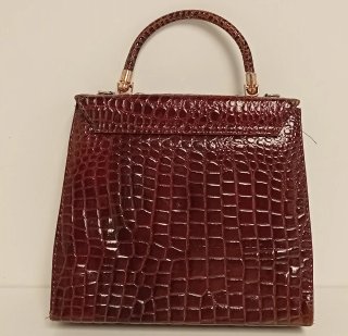 BOLSO VINTAGE PIEL EFECTO COCODRILO