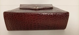 BOLSO VINTAGE PIEL EFECTO COCODRILO