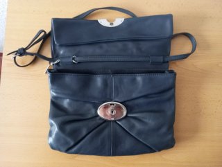Bolso de piel Yanko negro