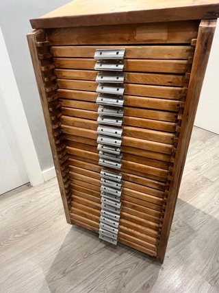 Chivarete antiguo de madera Limpio- Restaurado