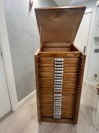 Chivarete antiguo de madera Limpio- Restaurado