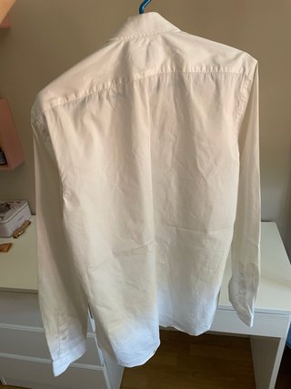 Camisa Zara Hombre Blanca Talla M