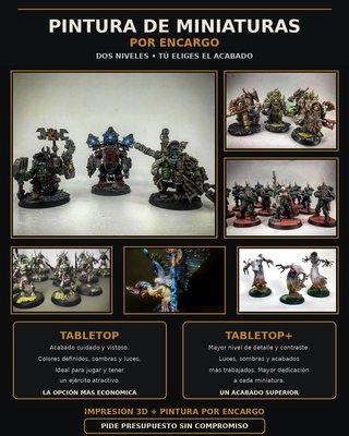 Servicio pintura de miniaturas