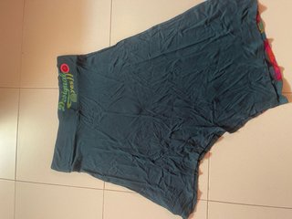 Falda Desigual Multicolor Talla Única