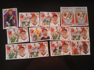 Lote 13 cromos Rayo Vallecano Liga 2025/26