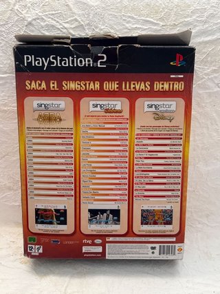 Pack SingStar PS2 + 3 Giochi extra