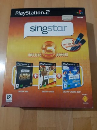 Pack SingStar PS2 + 3 Giochi extra