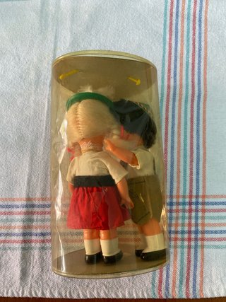 Muñecos Vintage Pareja Traje Típico