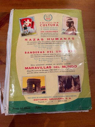 Álbum cromos Vida de Jesucristo