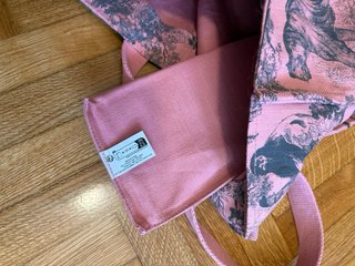 Borsa Tote Christian Dior Rosa con Tigri