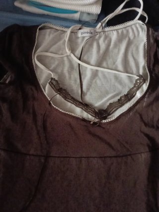 Top blanco de tirantes talla S o XS