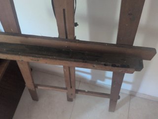 Caballete de madera para pintar